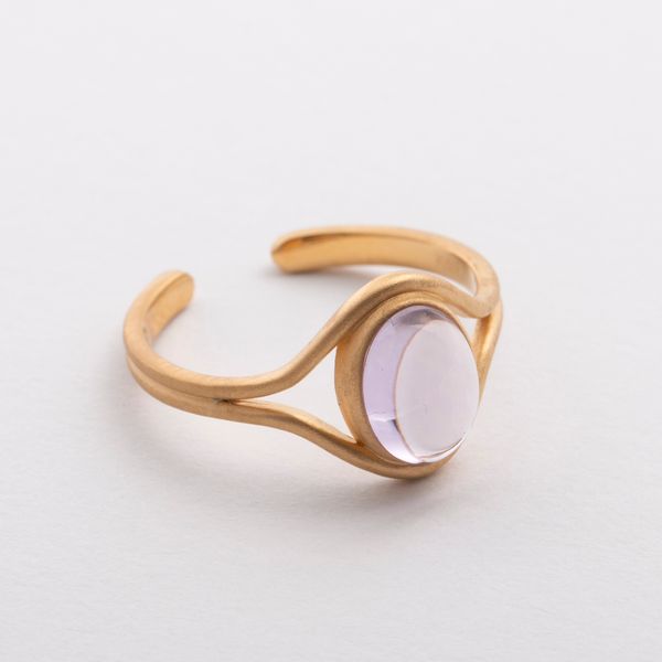 LISRIQUE/outline ring アメシスト